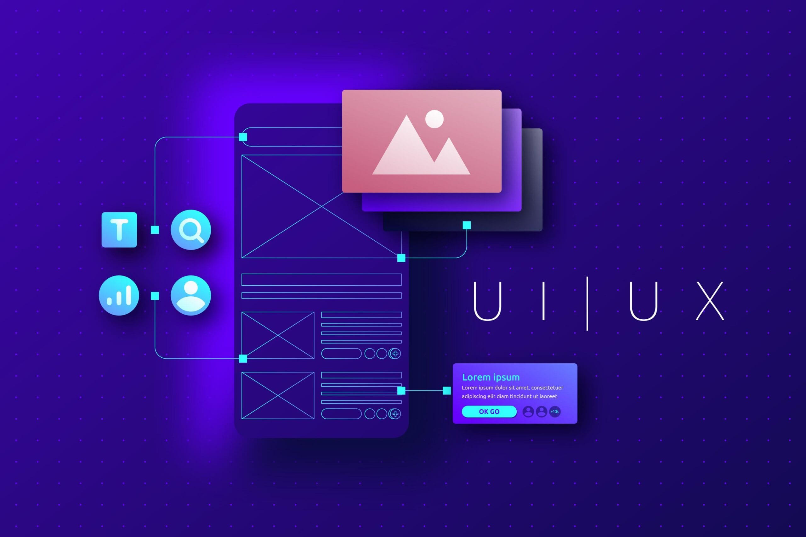 UI wireframe çalışma alanı